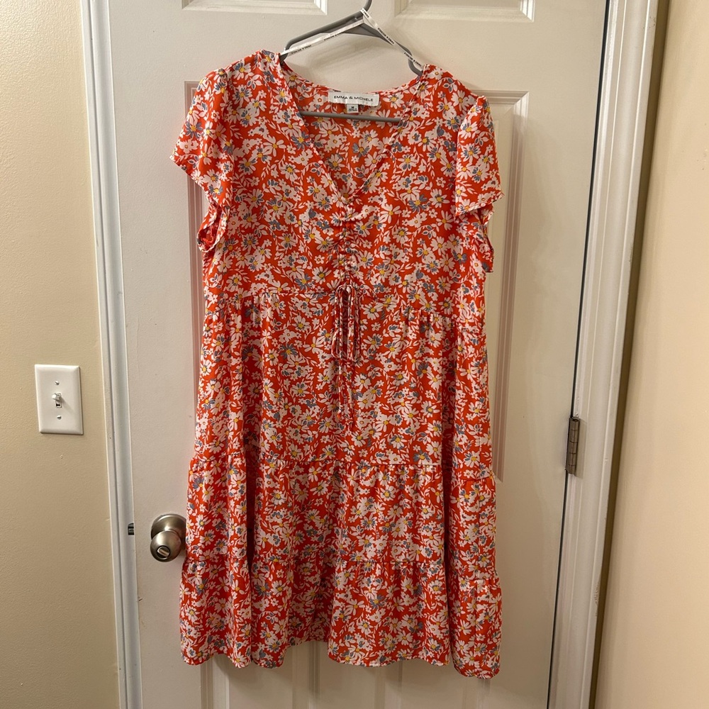 Daisy print dress